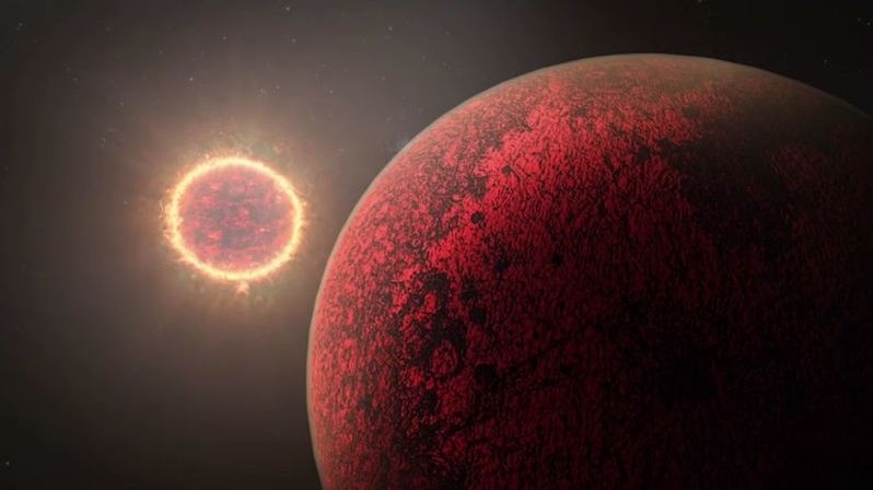 Nejlepší možnost pro studium atmosféry skalnaté exoplanety? Nově objevená superzemě